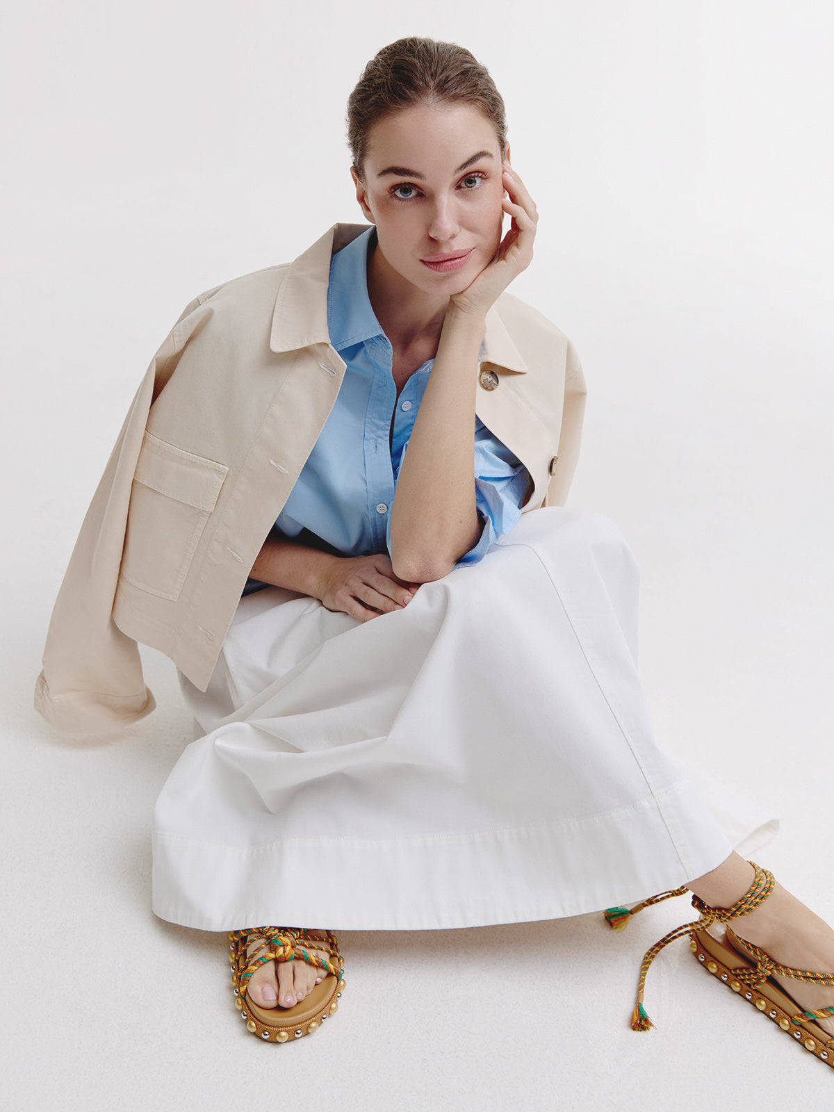 Blayne Blouse | Light Blue