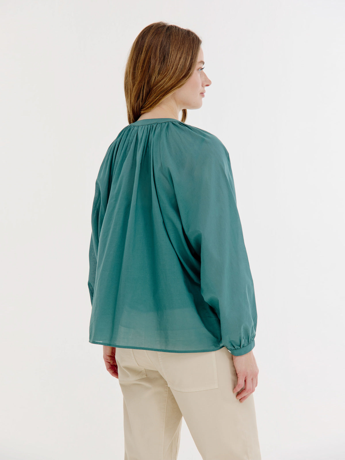 Brooklynn Blouse | Dark Green