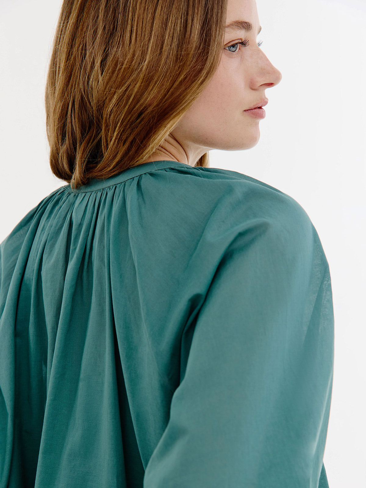 Brooklynn Blouse | Dark Green