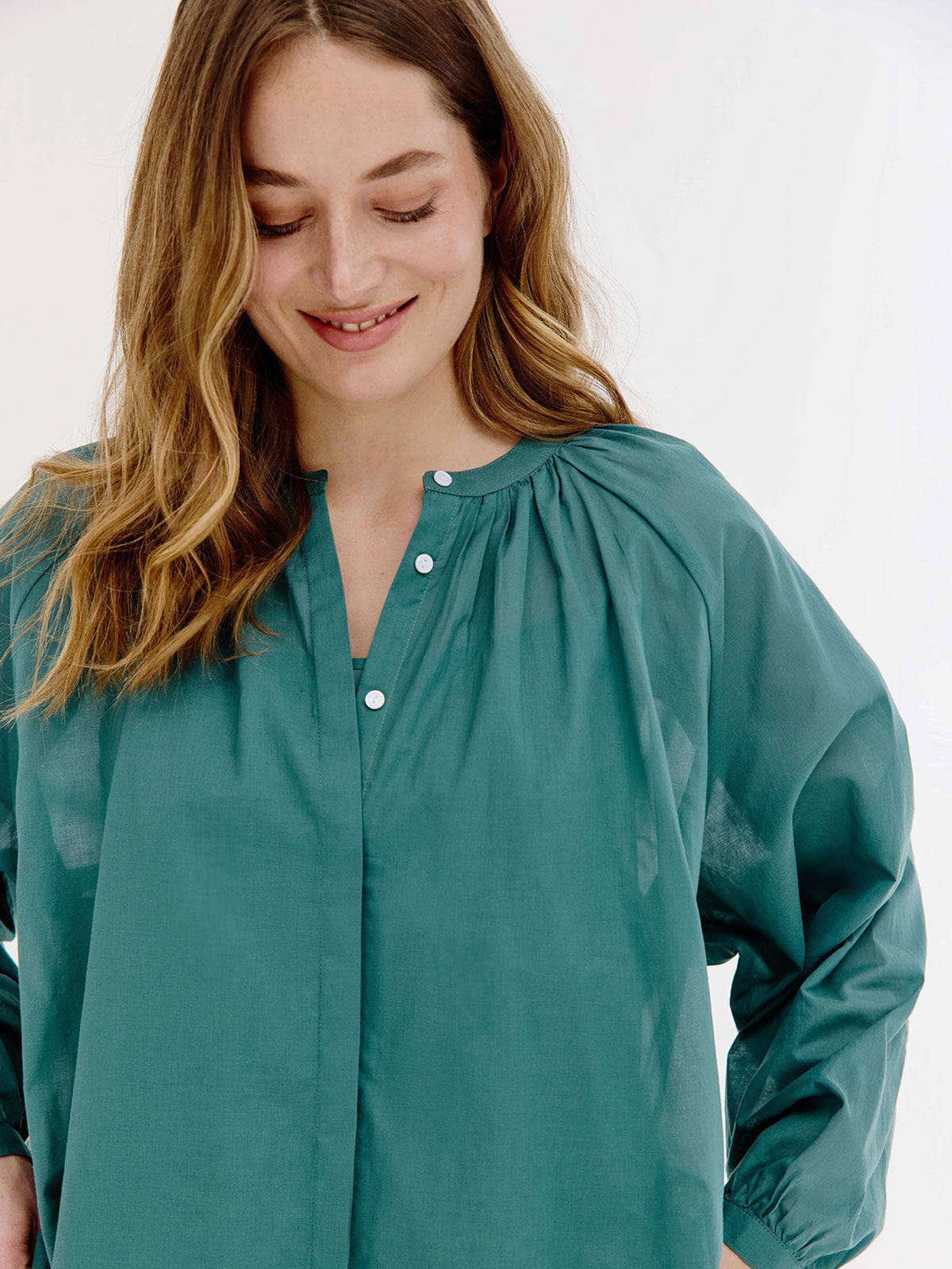 Brooklynn Blouse | Dark Green