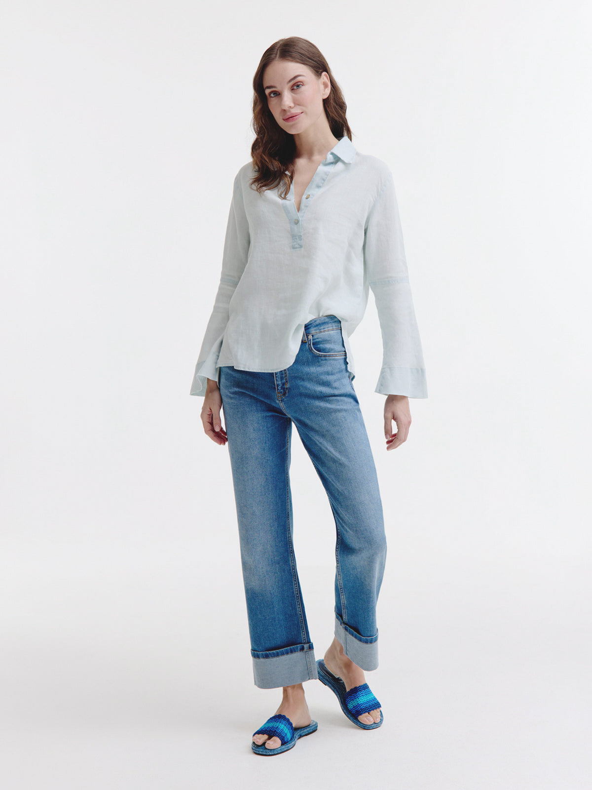 Belou Blouse | Light Indigo