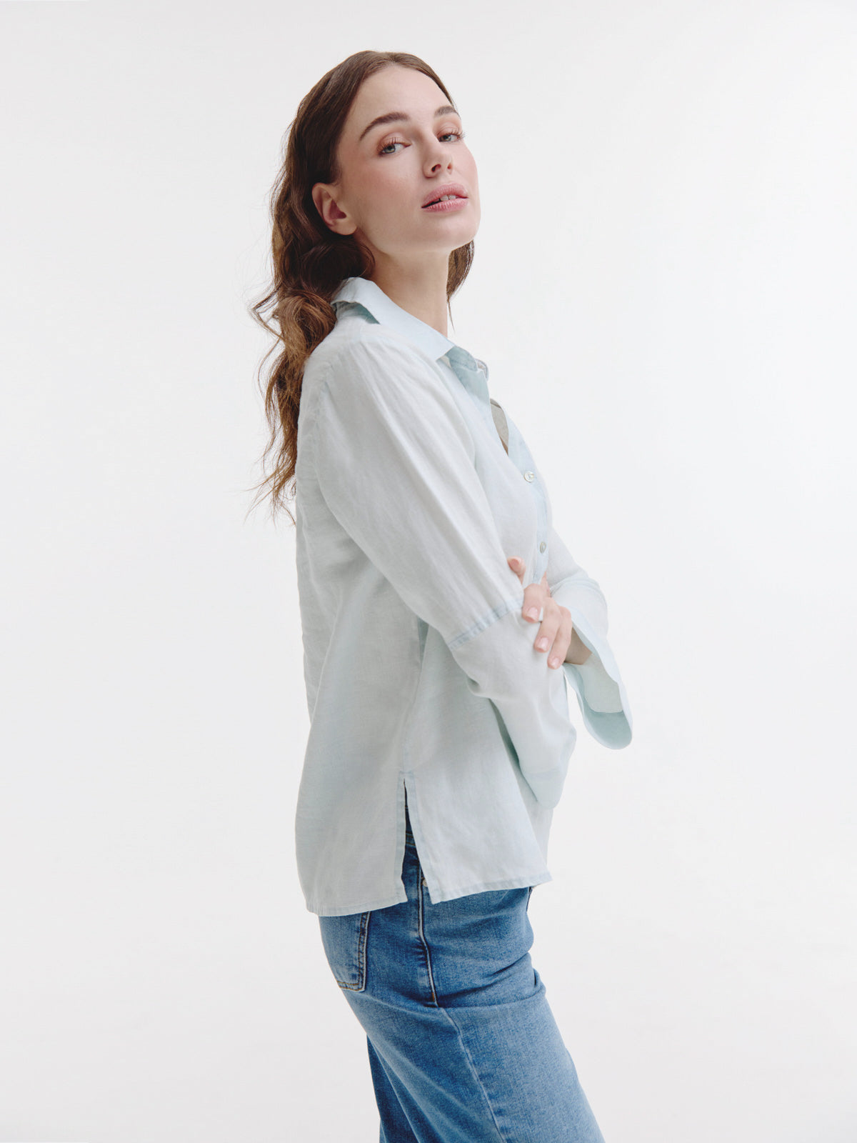 Belou Blouse | Light Indigo