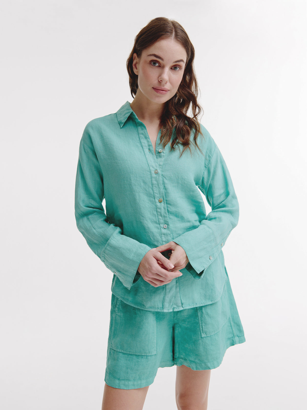 Bazil Blouse | Wasabi Green