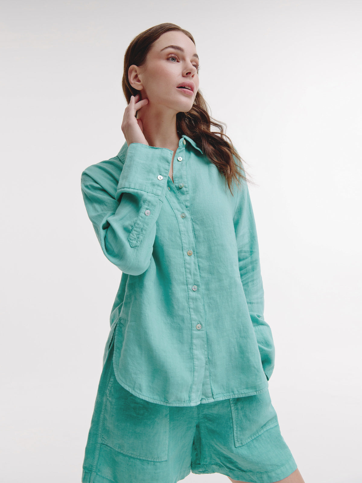 Bazil Blouse | Wasabi Green