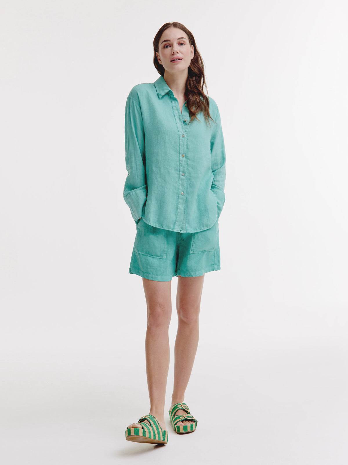 Bazil Blouse | Wasabi Green