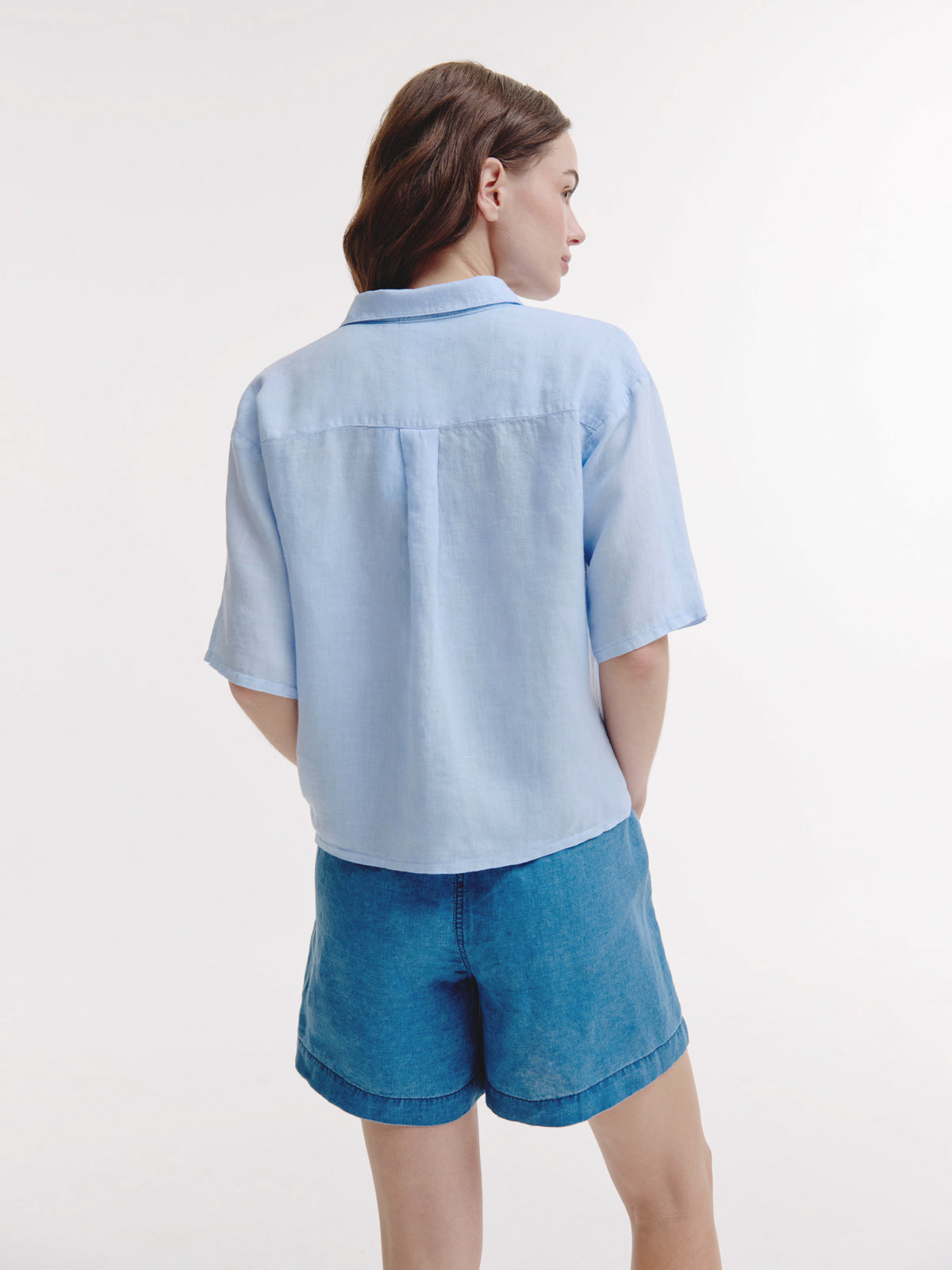 Bertha Blouse | Light Blue