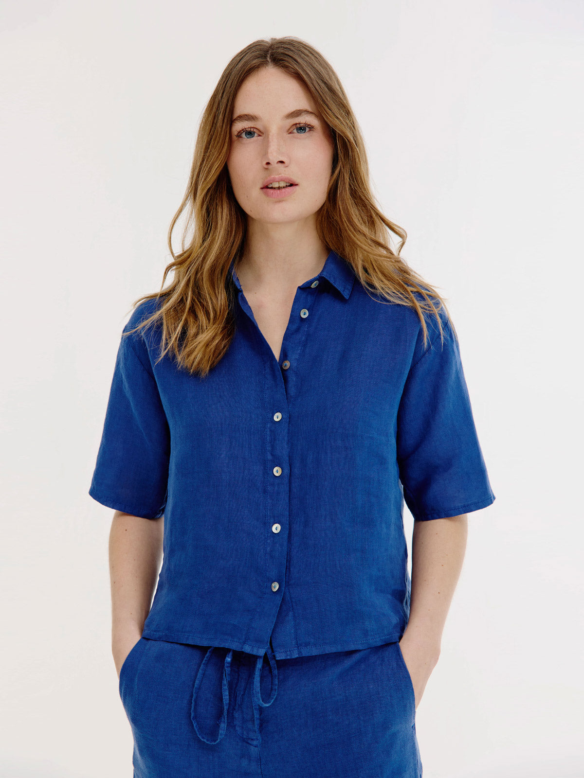 Bertha Blouse | Indigo