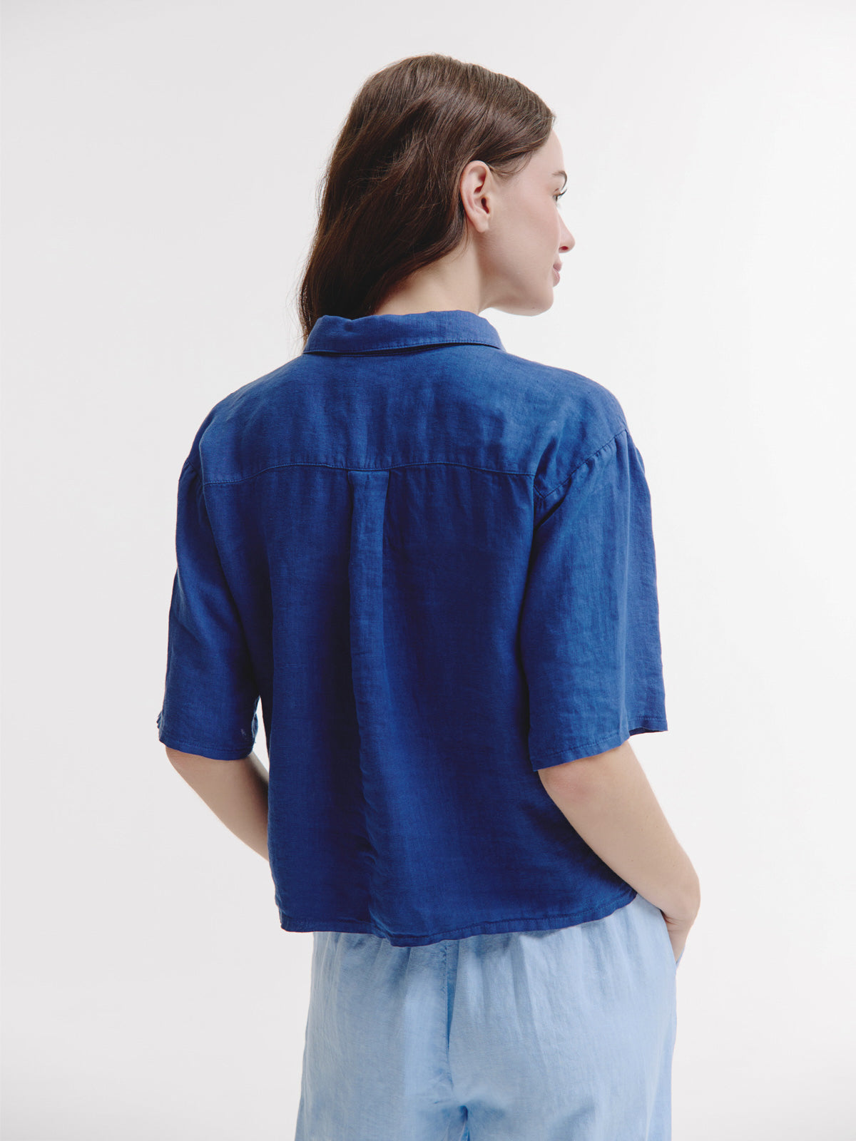 Bertha Blouse | Indigo
