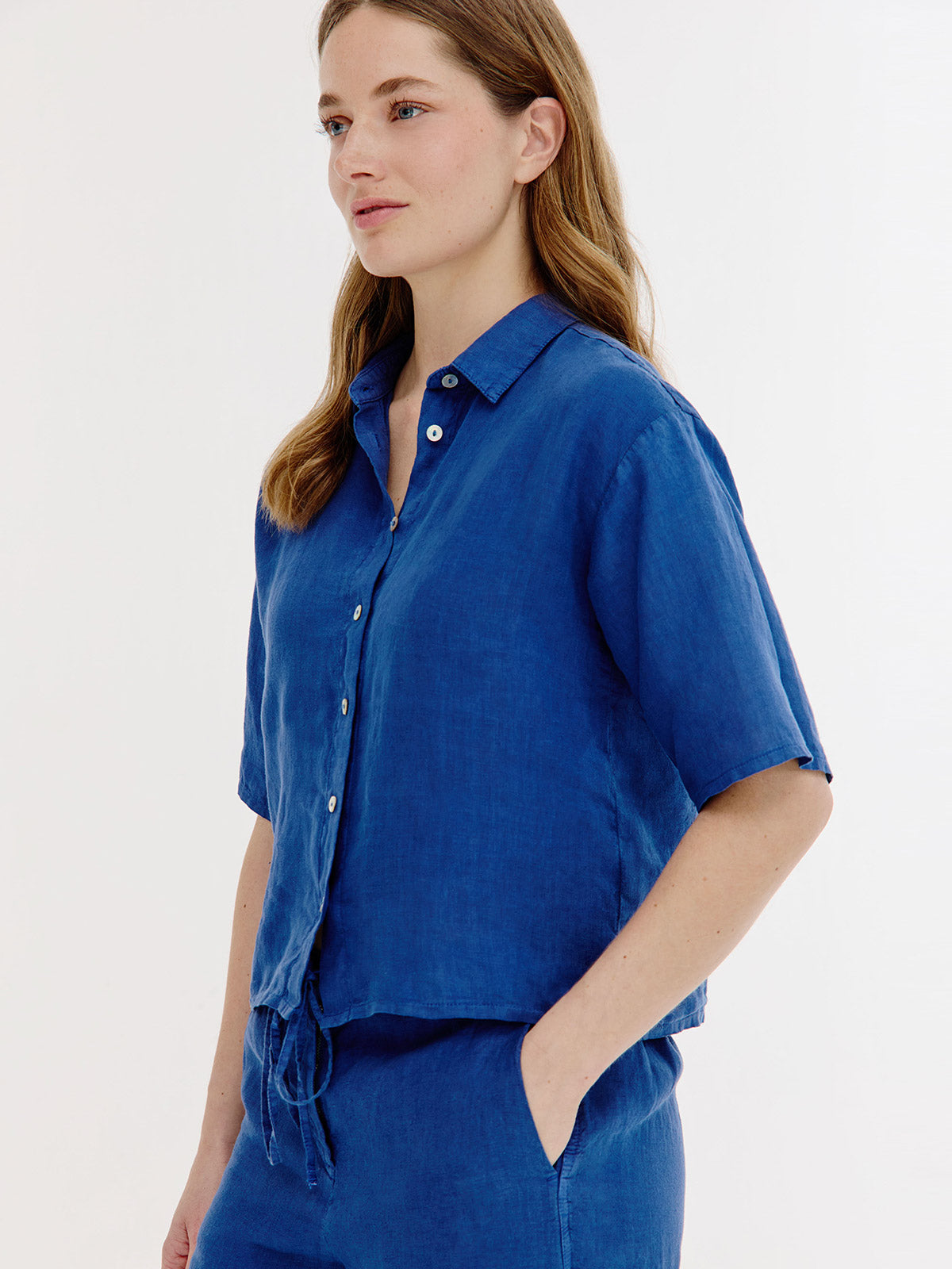 Bertha Blouse | Indigo