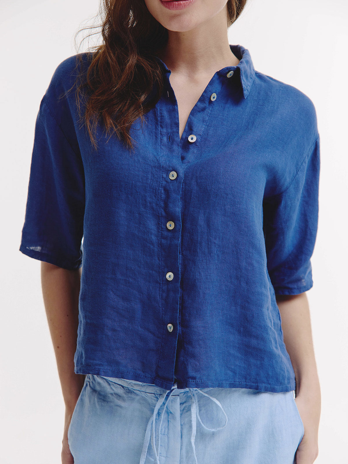 Bertha Blouse | Indigo