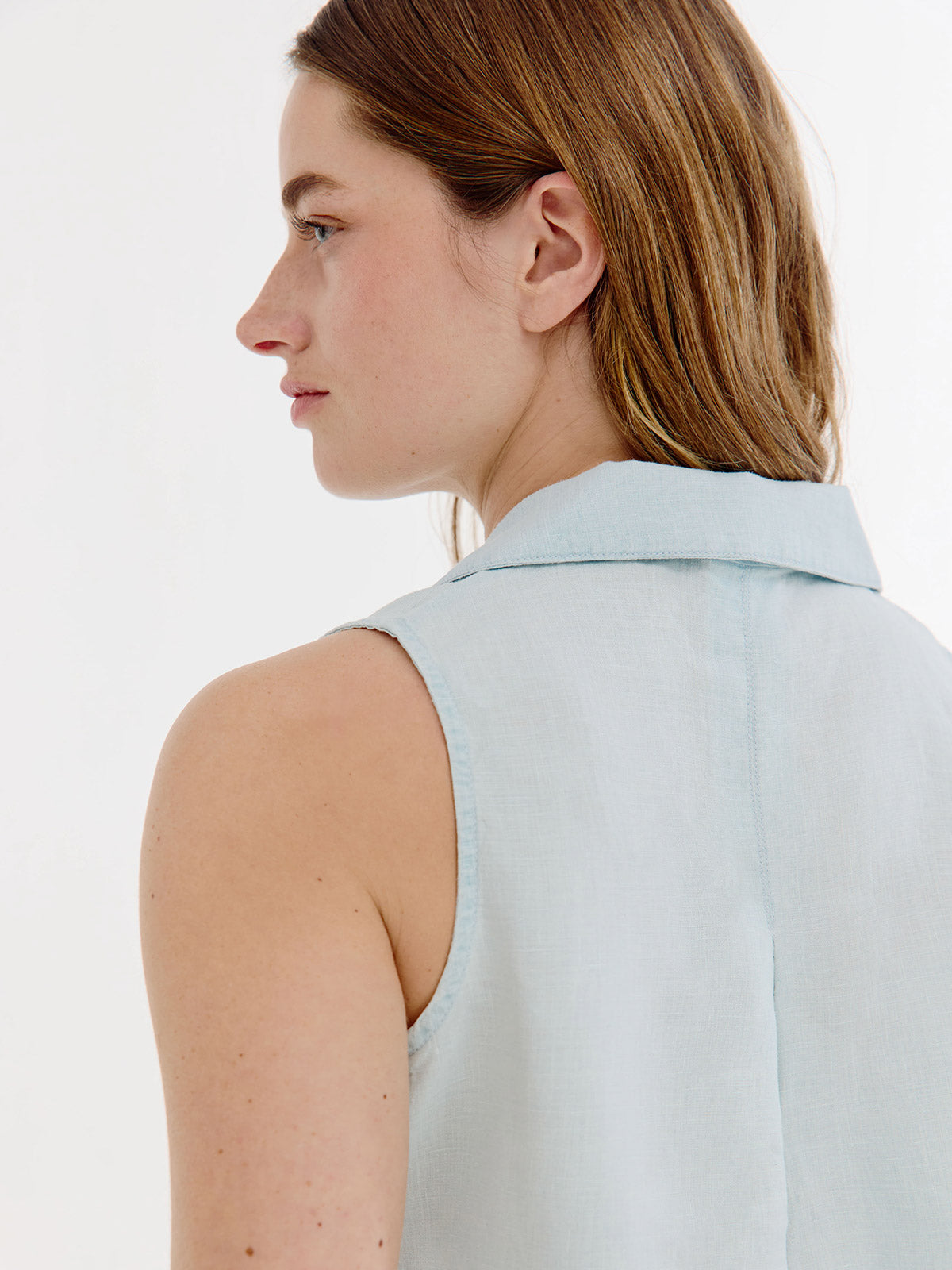 Bliss Gilet | Light Indigo