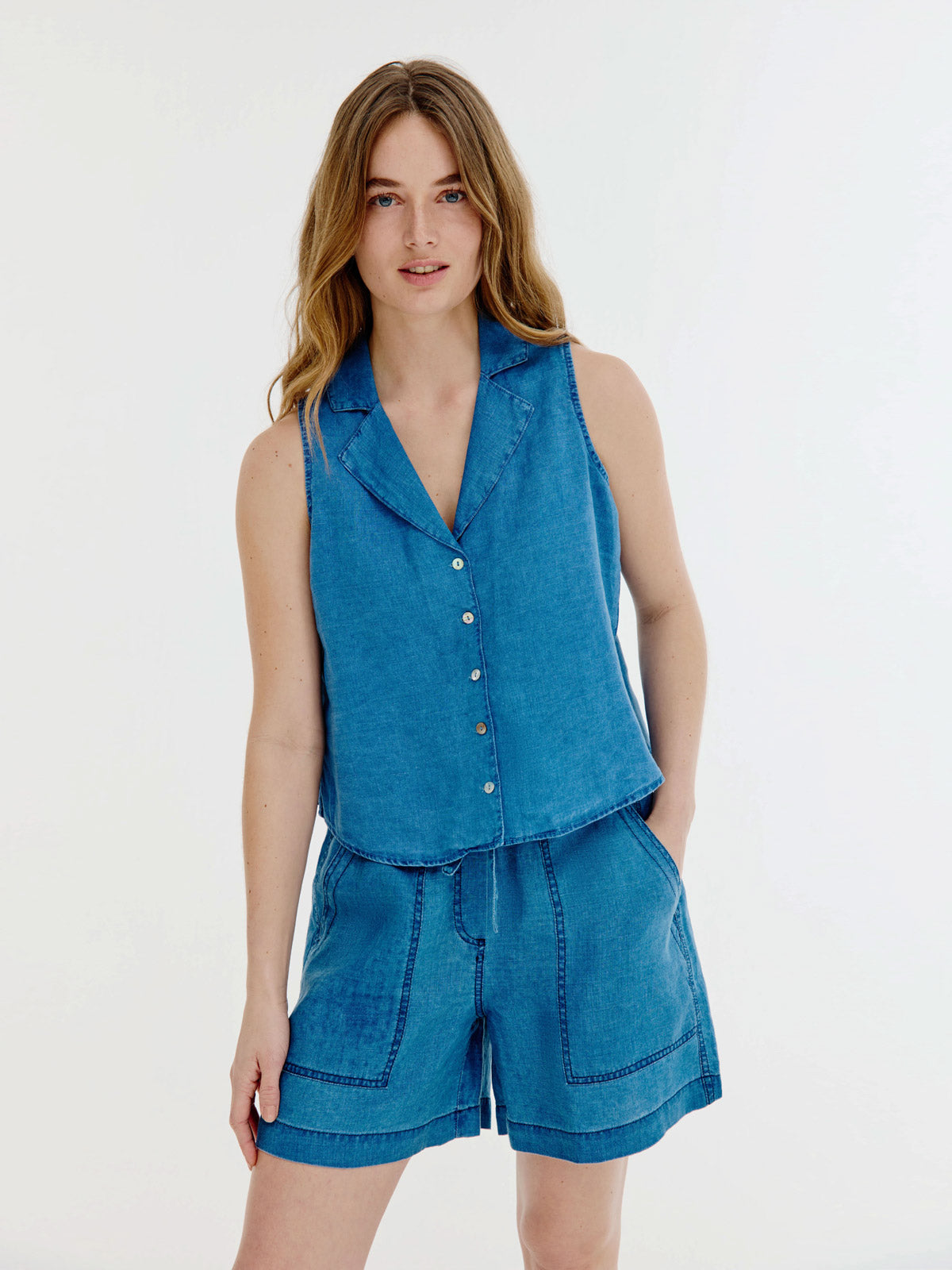 Bliss Gilet | Dark Indigo