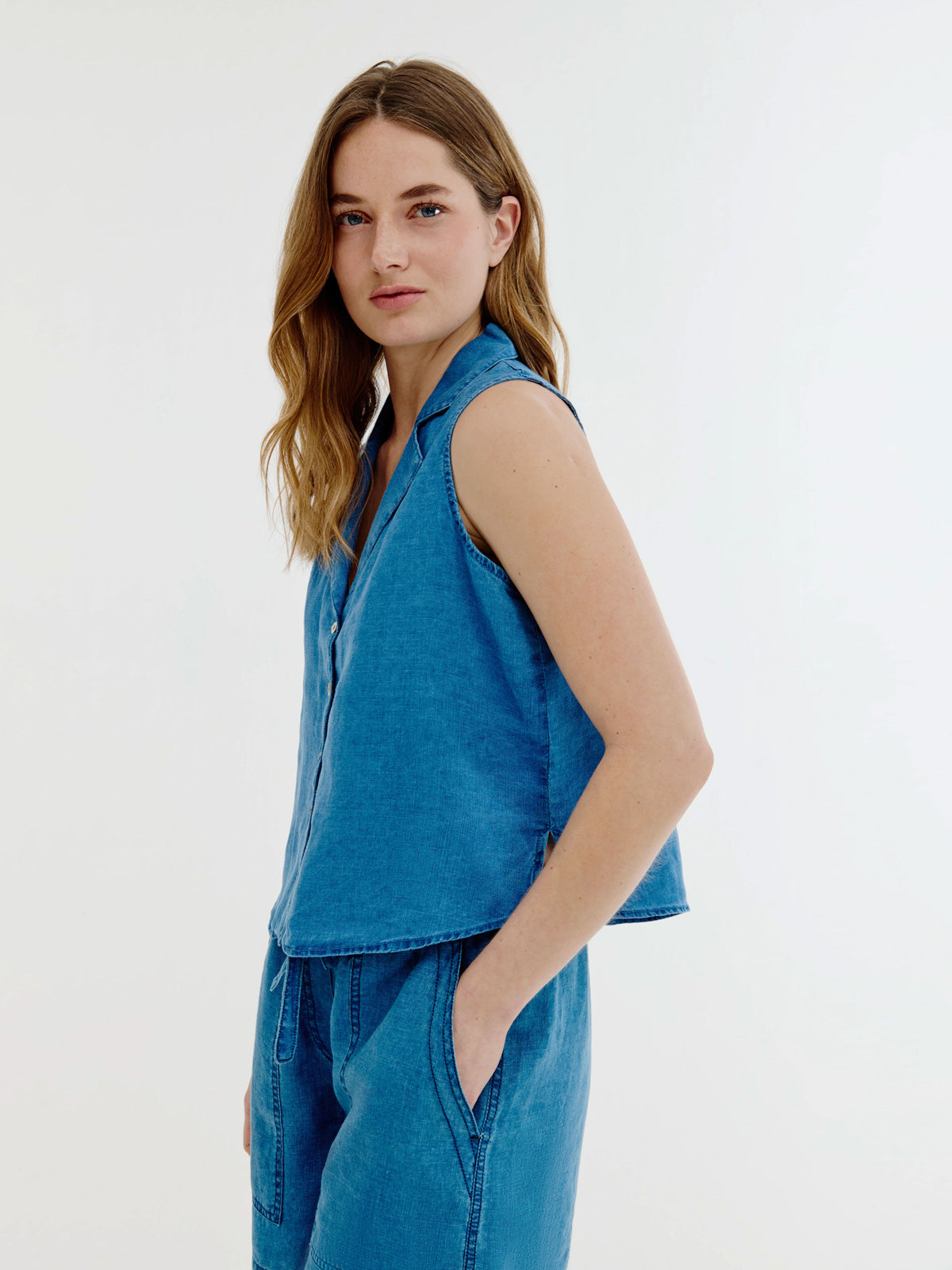 Bliss Gilet | Dark Indigo