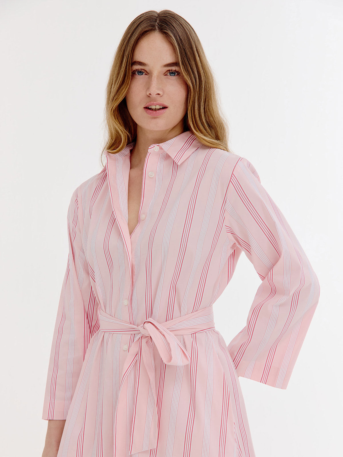 Boudewijn Dress | Light Pink stripe