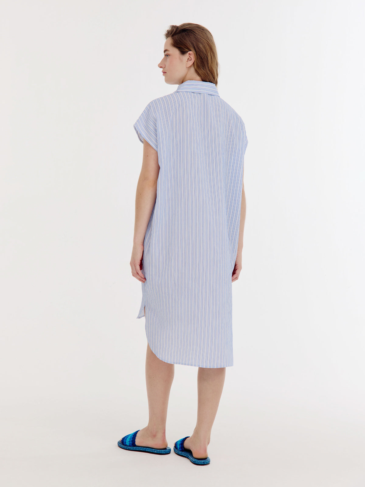 Bree Dress | Light Blue stripe