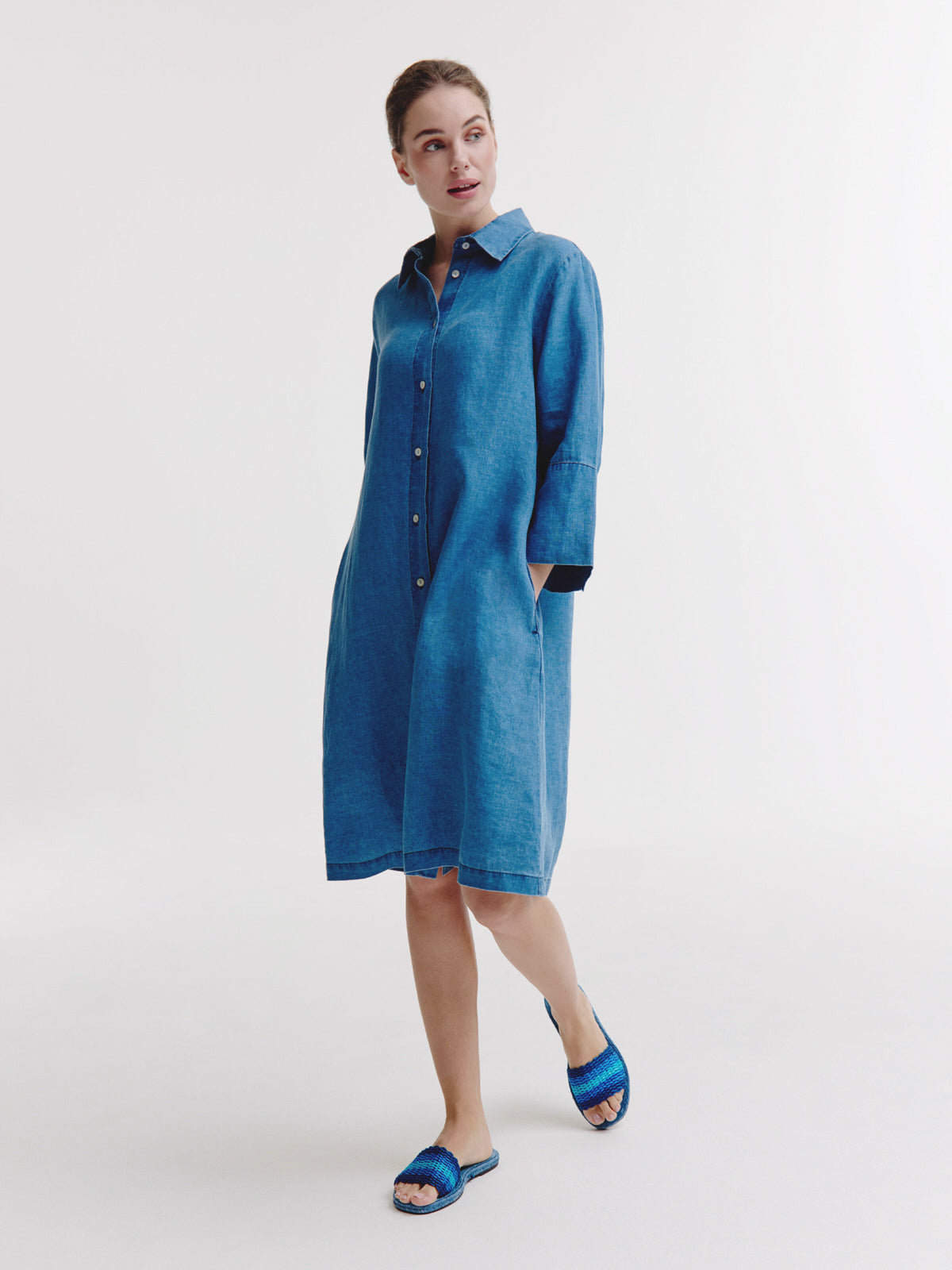 Bailyn Dress | Dark Indigo