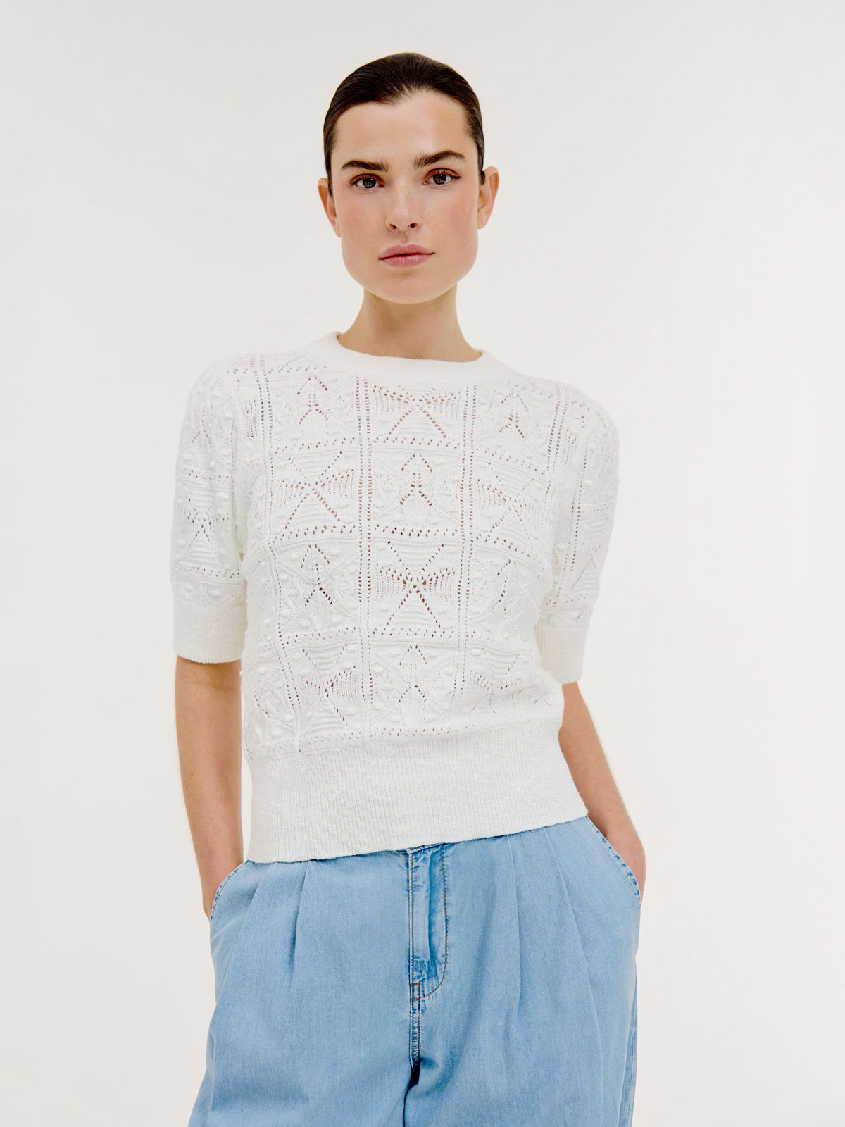 Dieuwertje Sweater | White