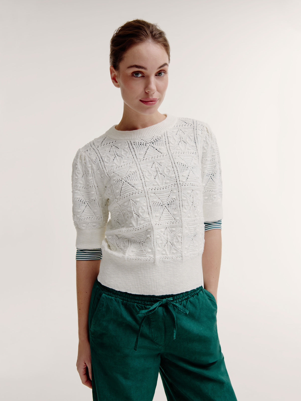 Dieuwertje Sweater | White