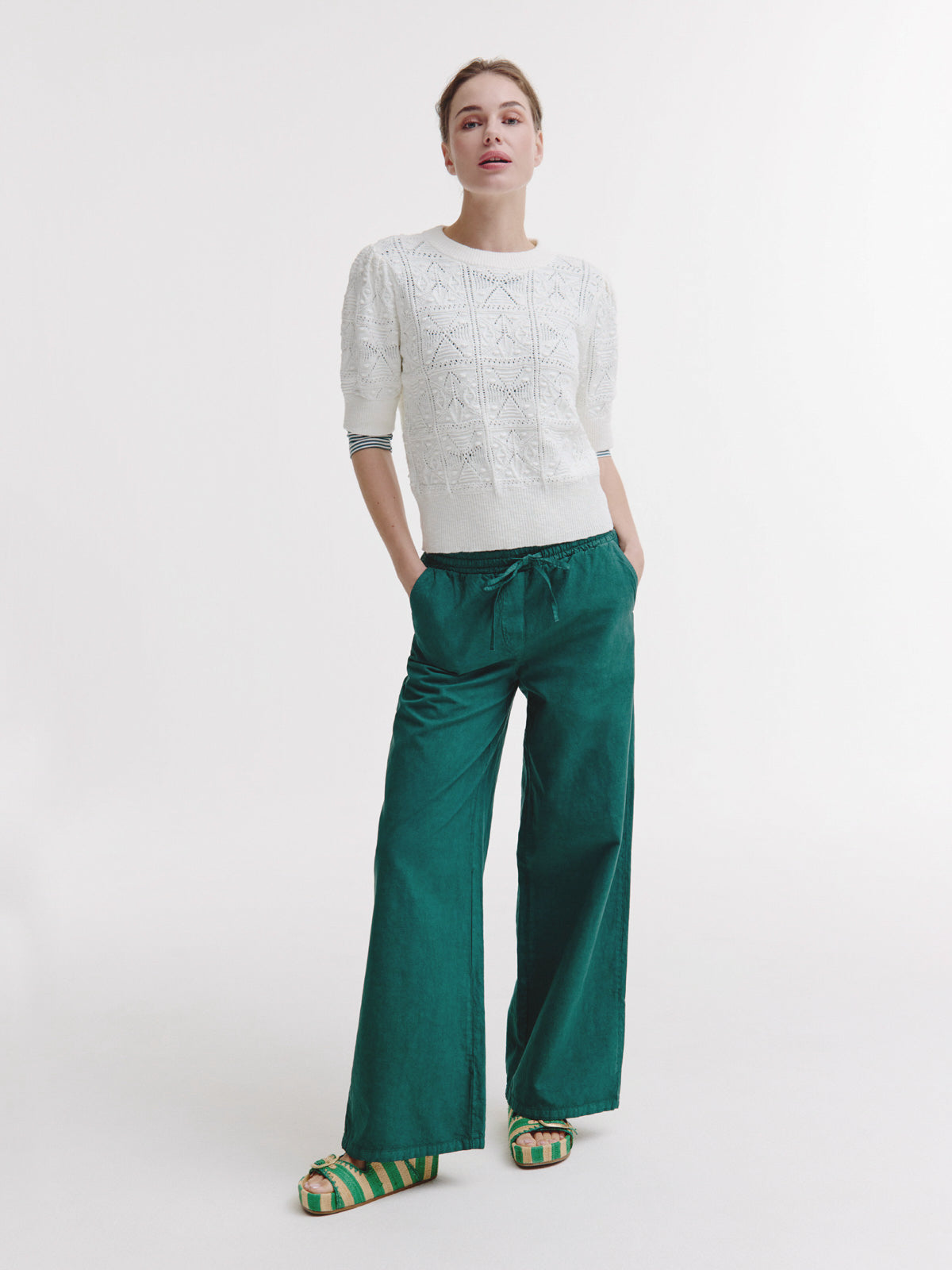 Dieuwertje Sweater | White