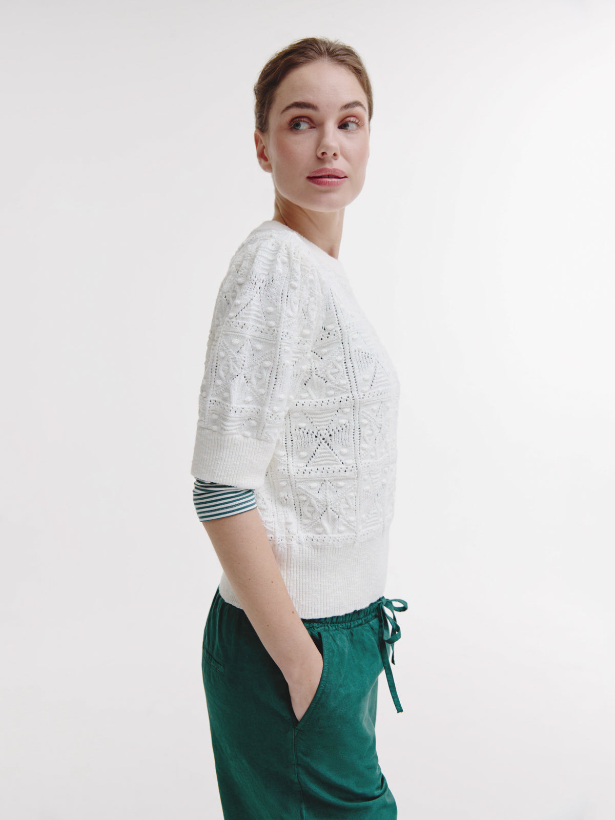 Dieuwertje Sweater | White