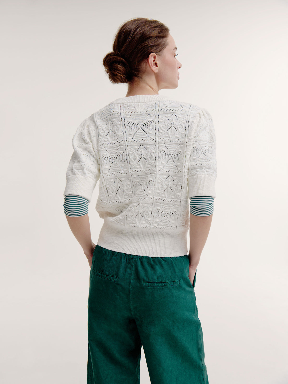 Dieuwertje Sweater | White
