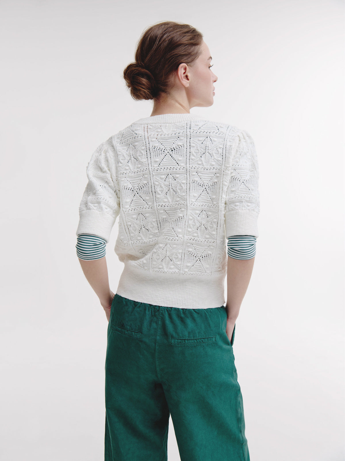 Dieuwertje Sweater | White