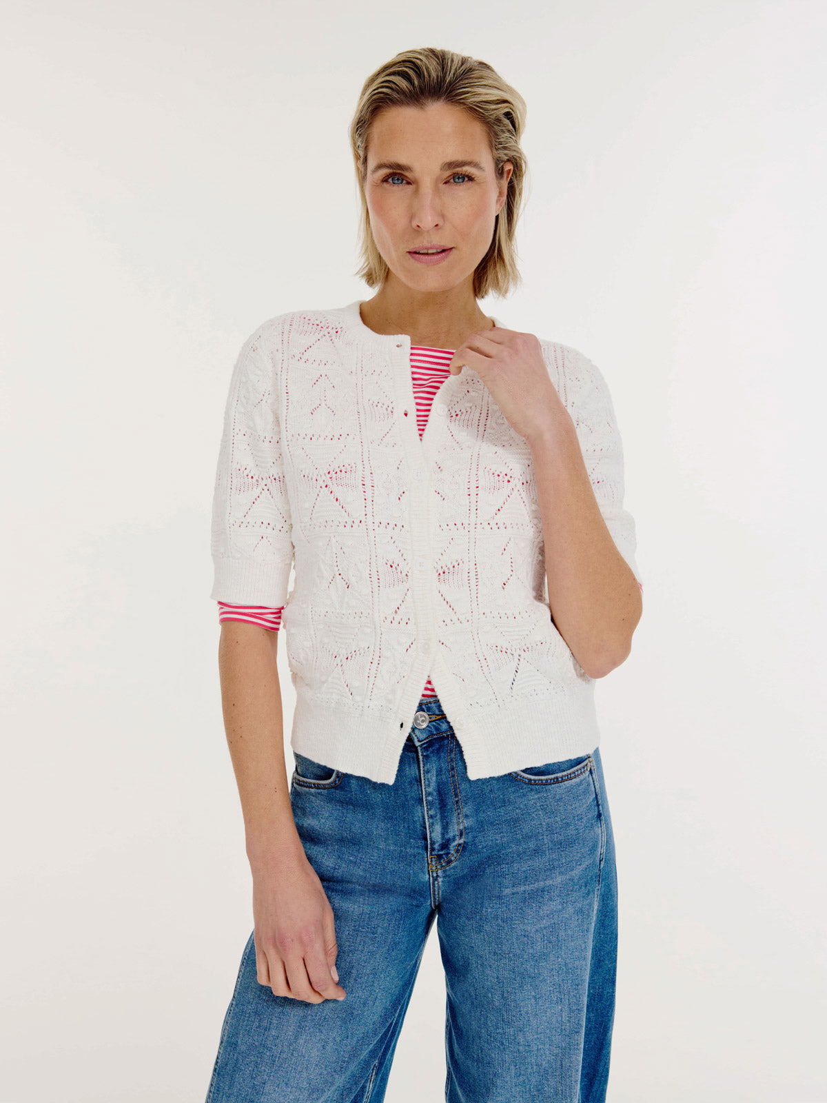 Beau Cardigan | White