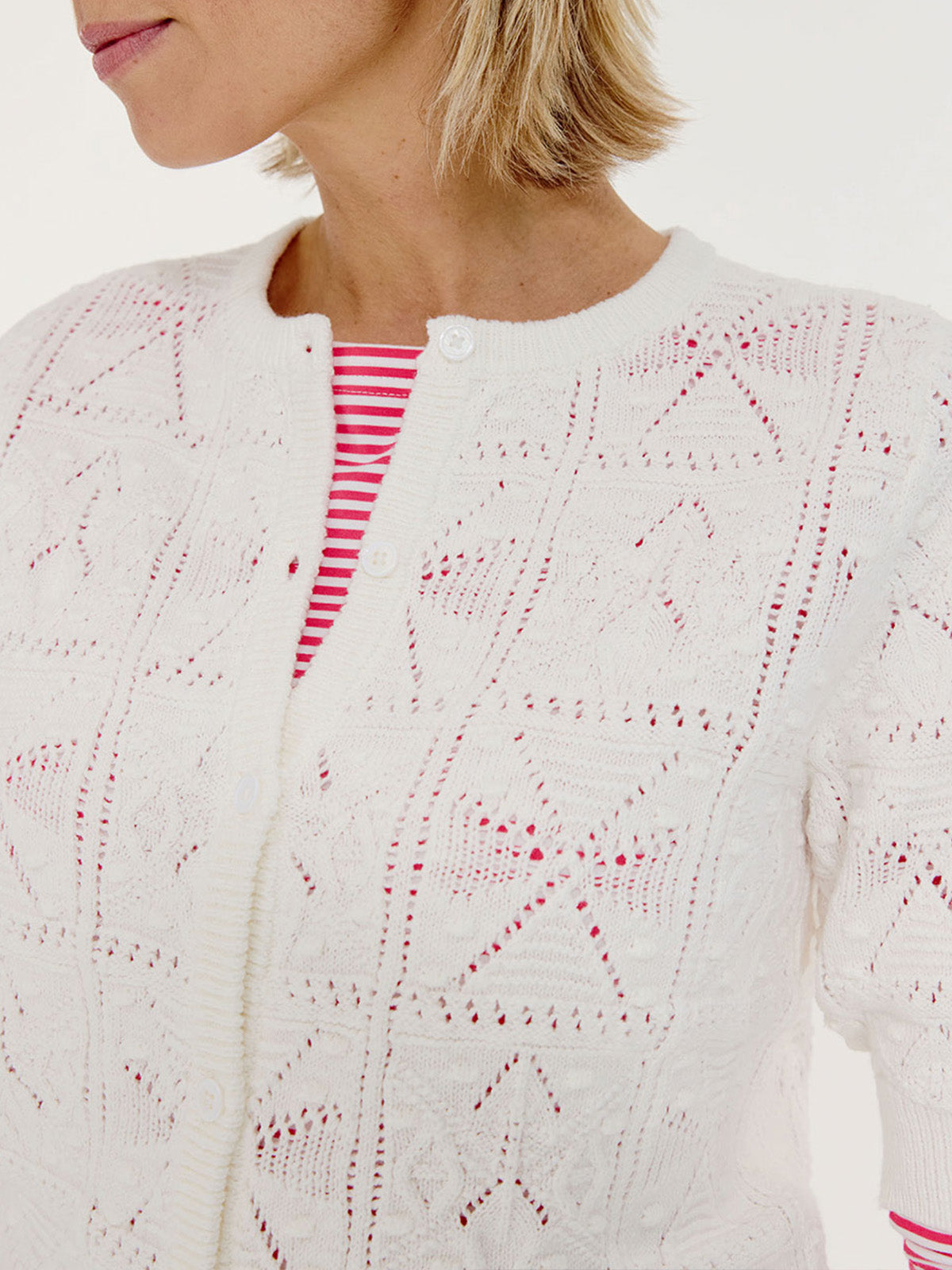 Beau Cardigan | White