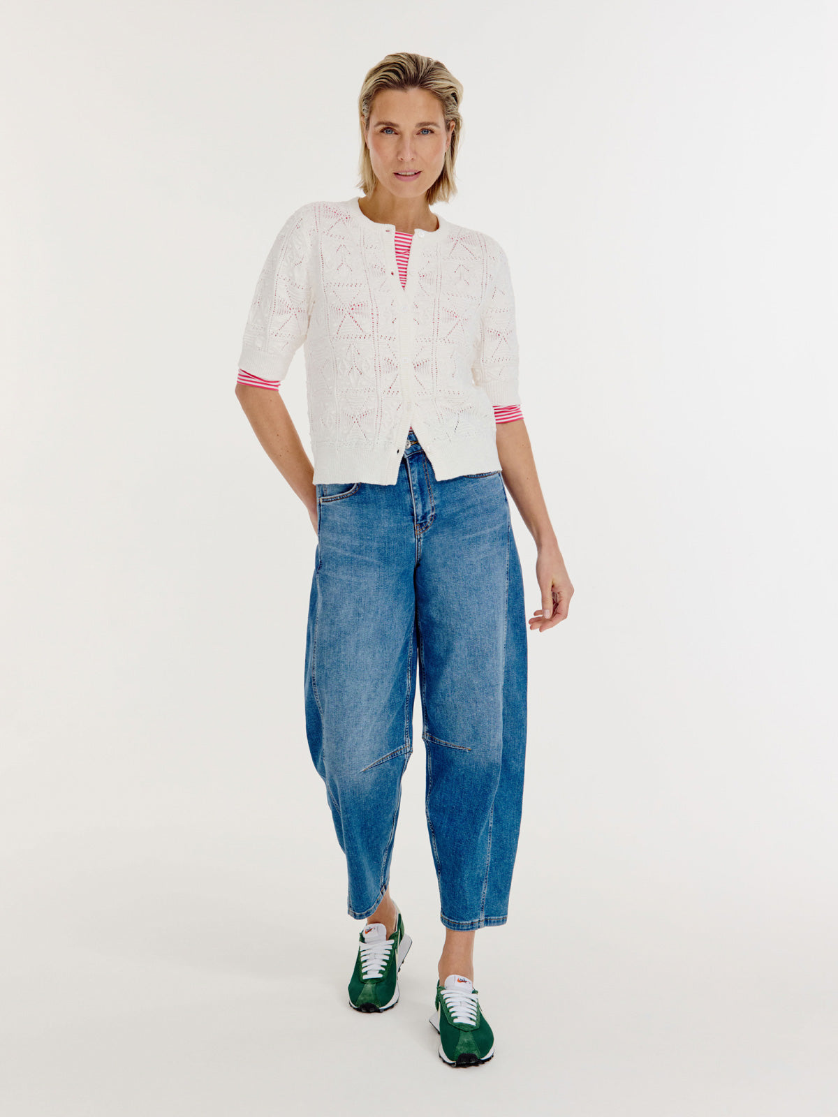 Beau Cardigan | White