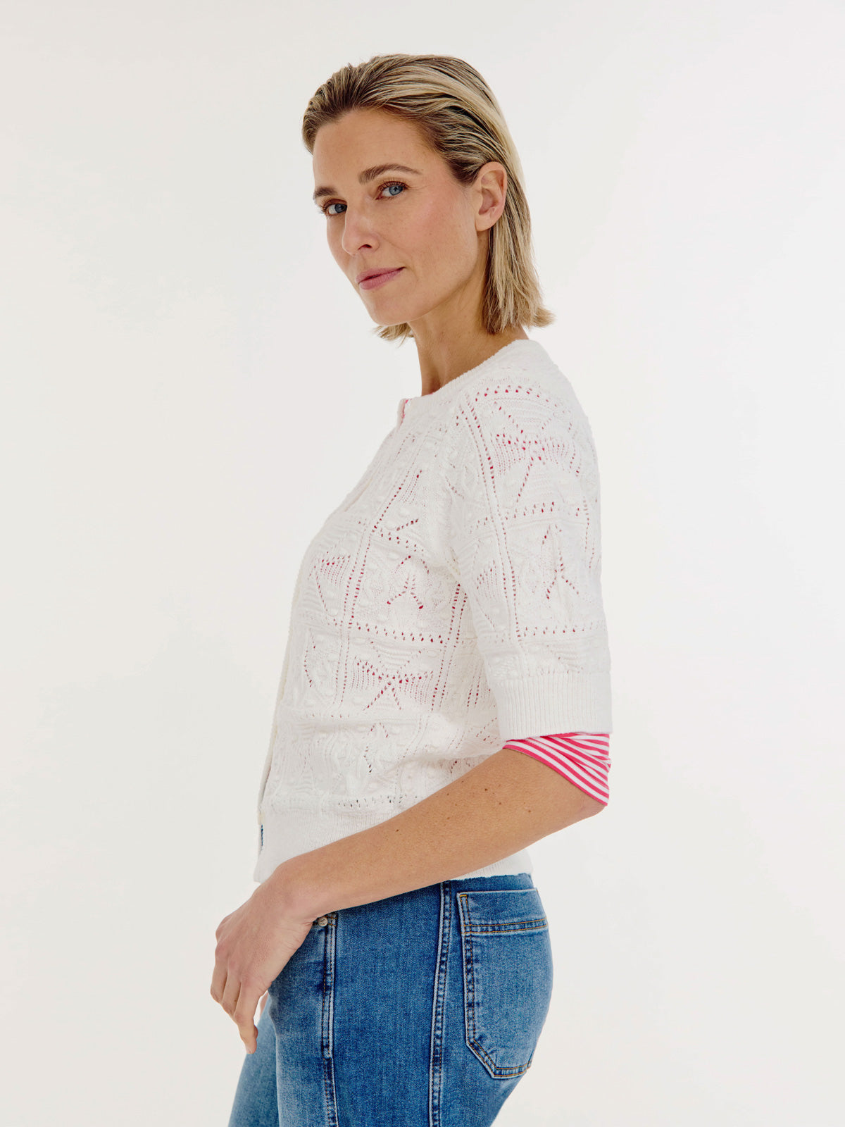 Beau Cardigan | White