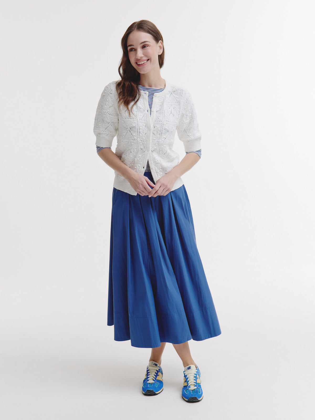 Beau Cardigan | White