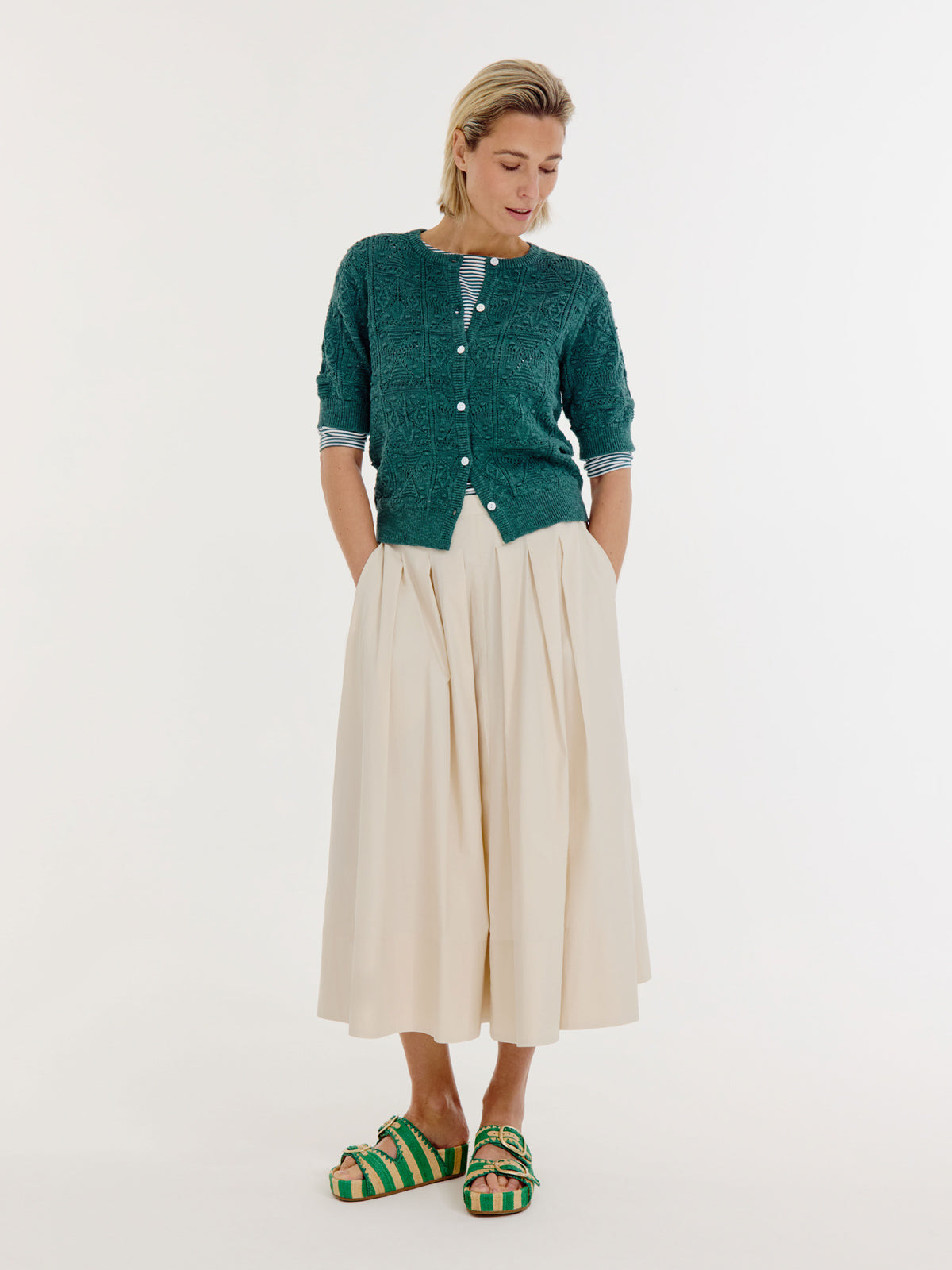 Beau Cardigan | Dark Green