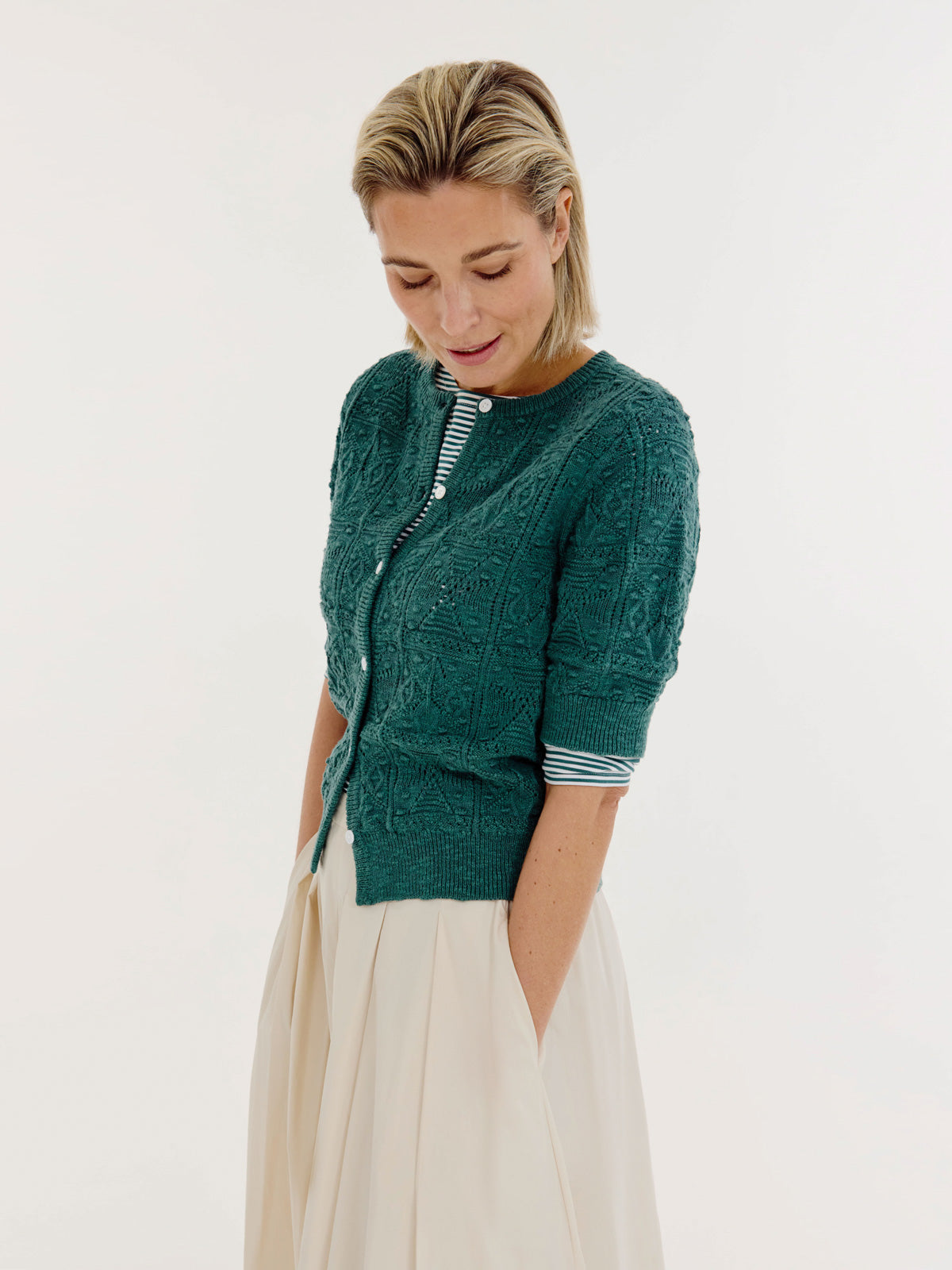 Beau Cardigan | Dark Green