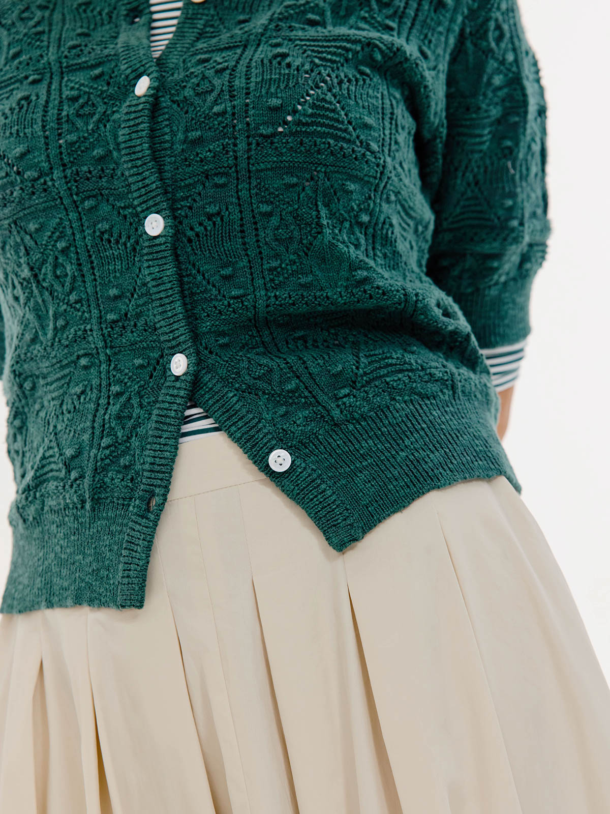 Beau Cardigan | Dark Green
