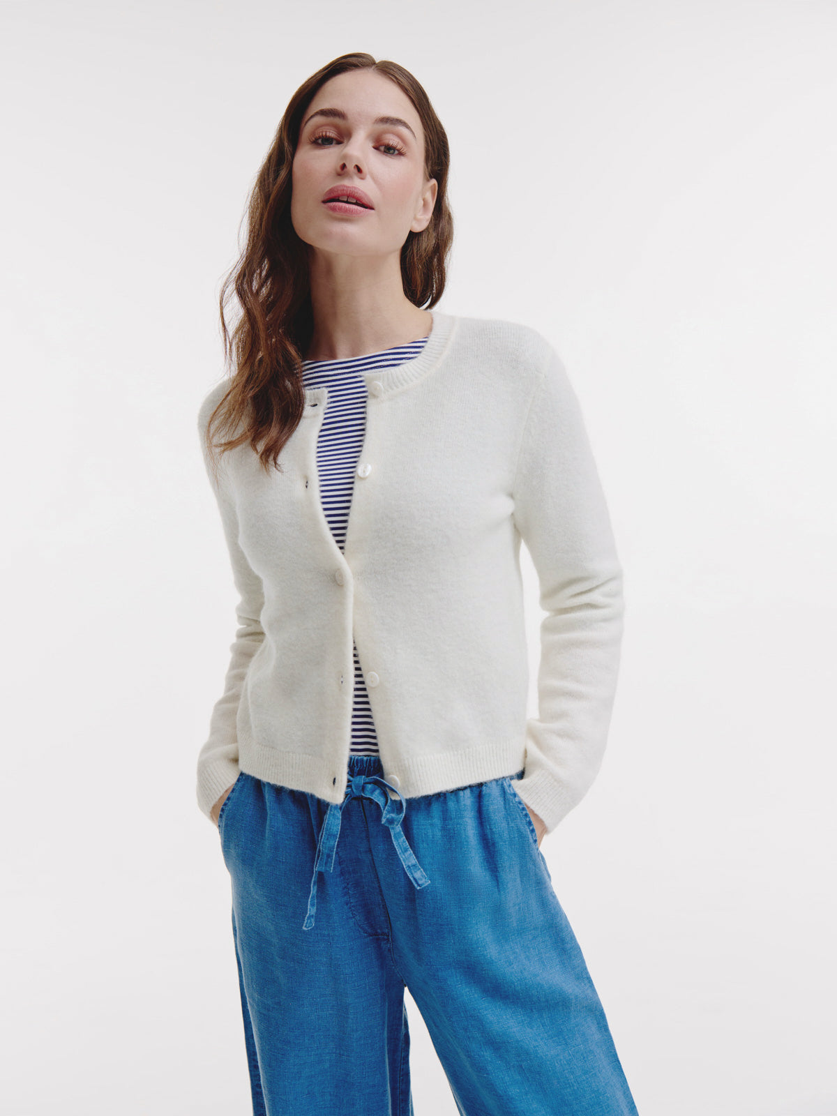 Braxton Cardigan | Ecru