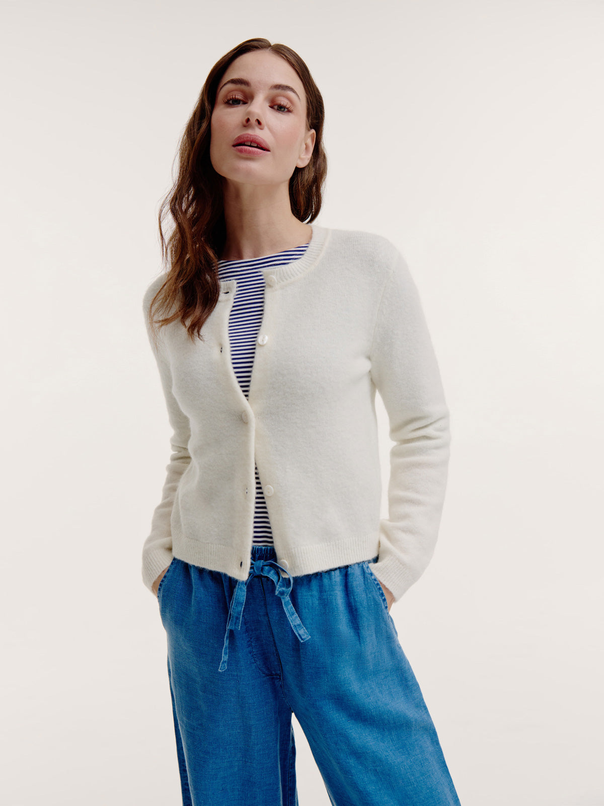 Braxton Cardigan | Ecru