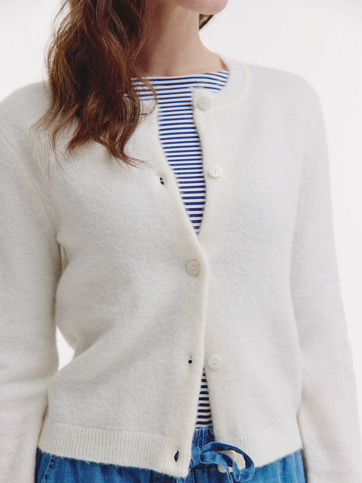 Braxton Cardigan | Ecru