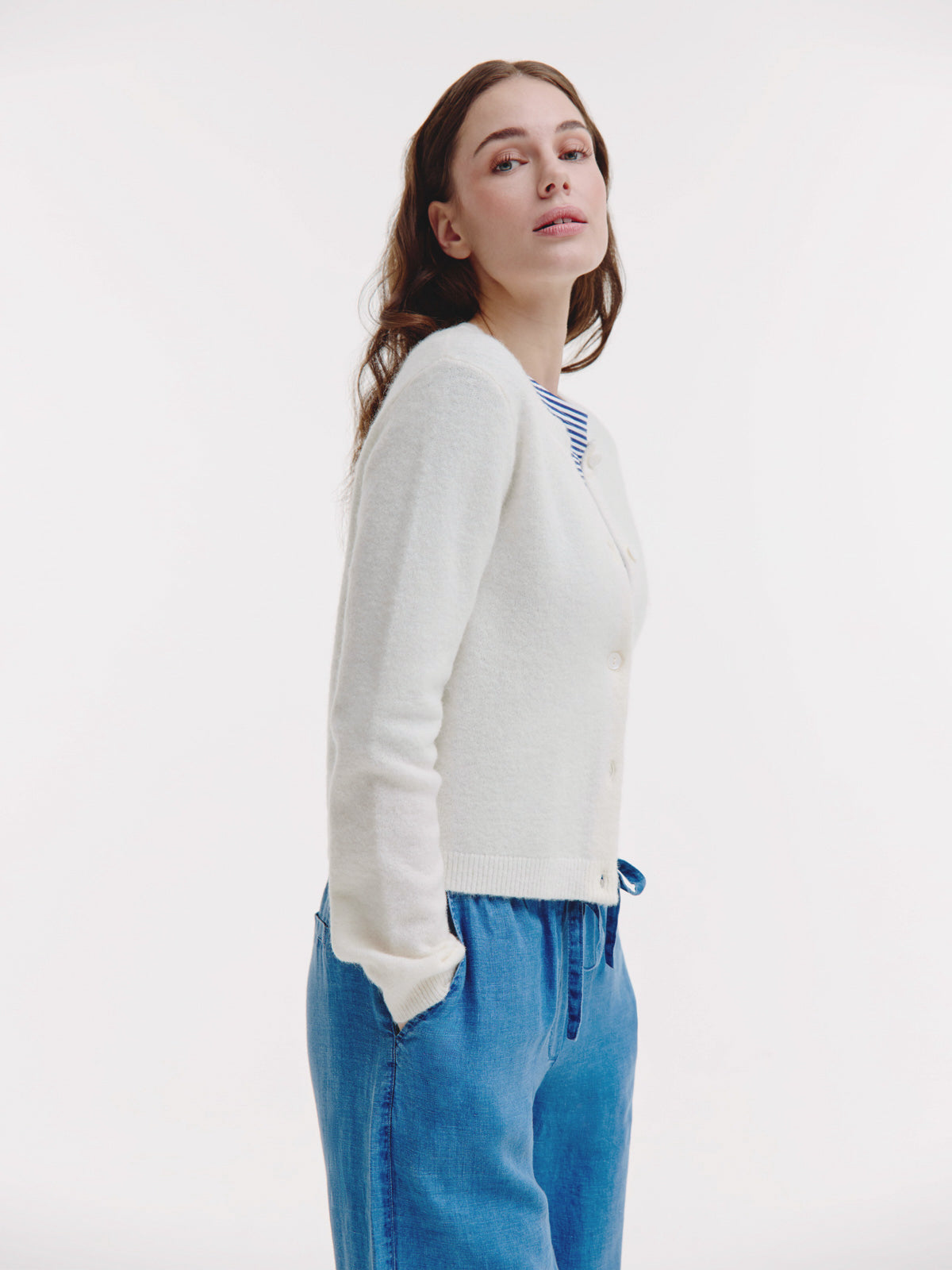 Braxton Cardigan | Ecru