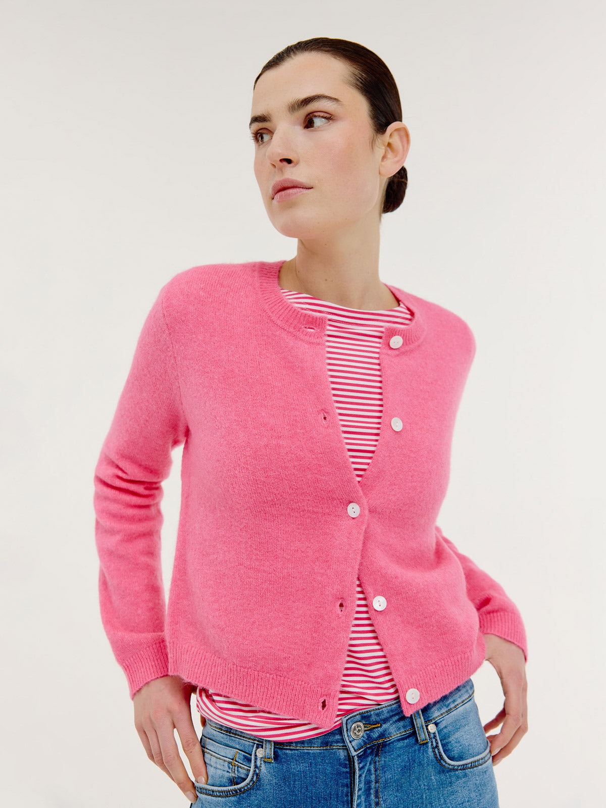 Braxton Cardigan | Bubblegum