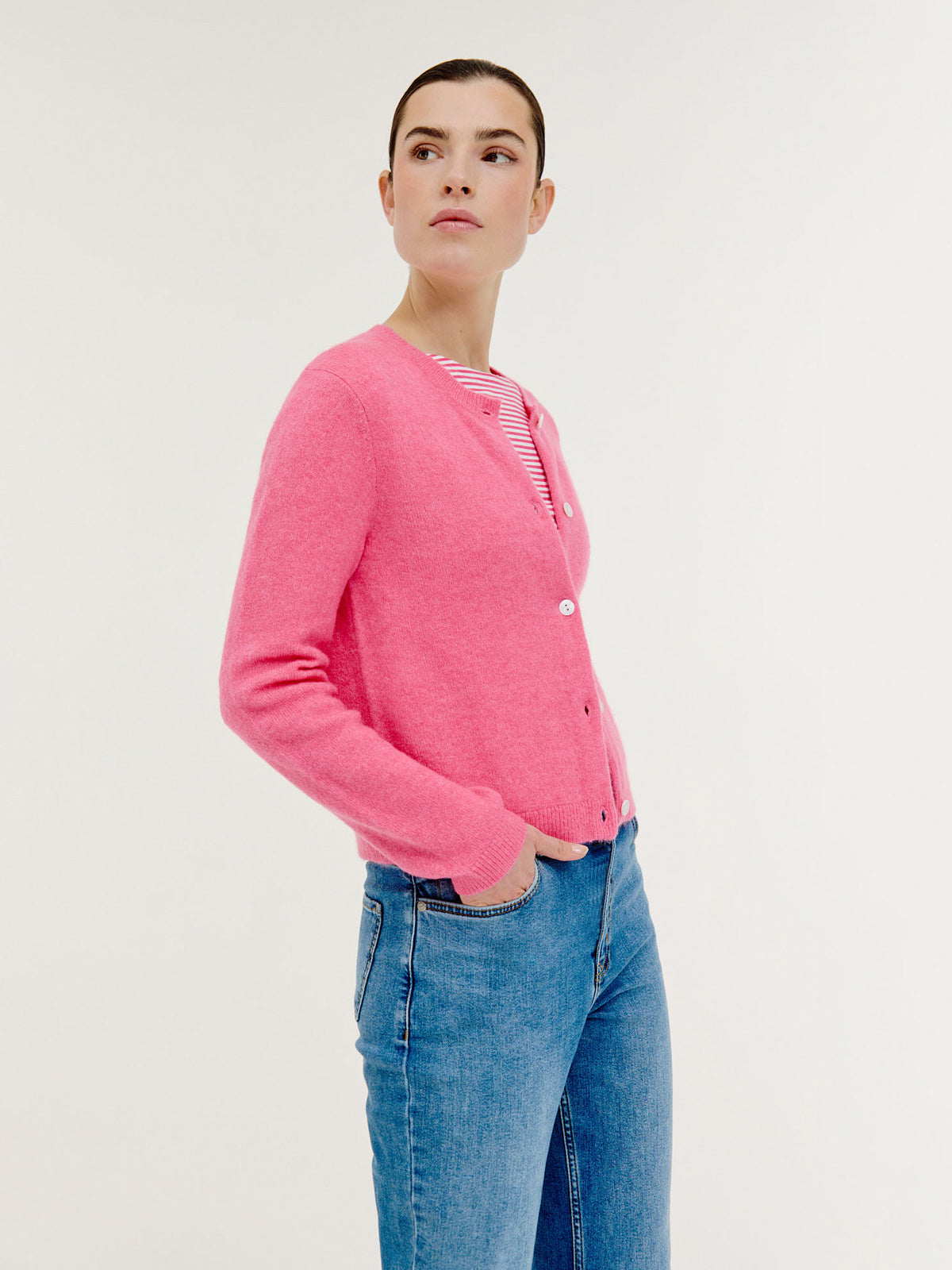Braxton Cardigan | Bubblegum