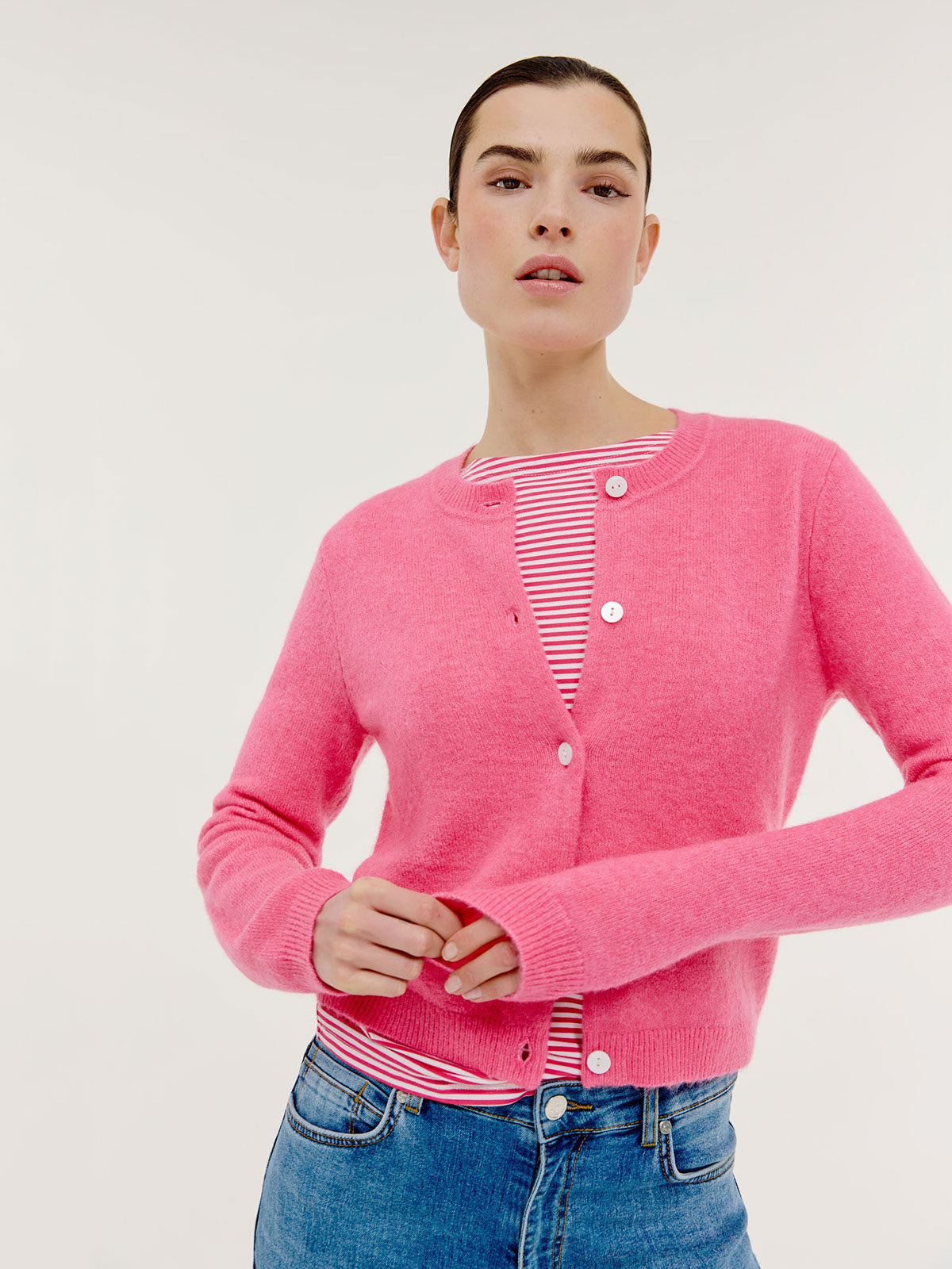 Braxton Cardigan | Bubblegum