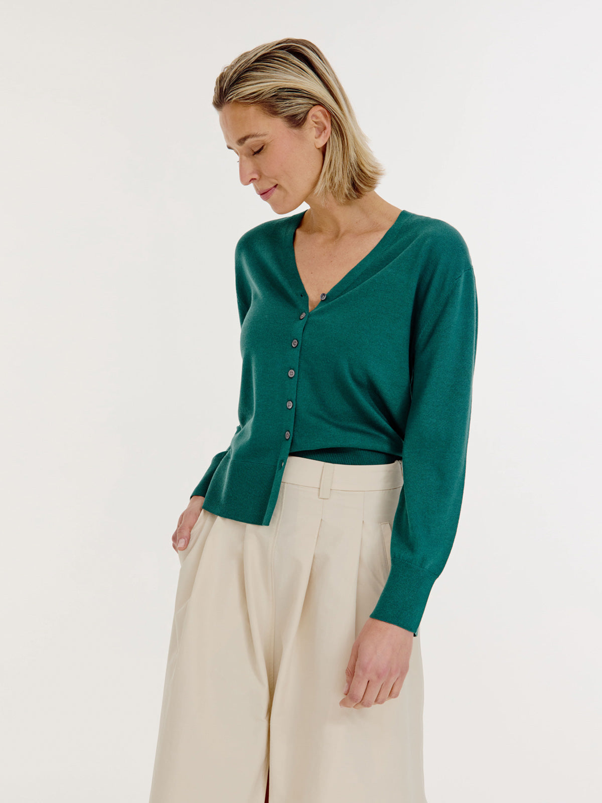 Berco Cardigan | Dark Green
