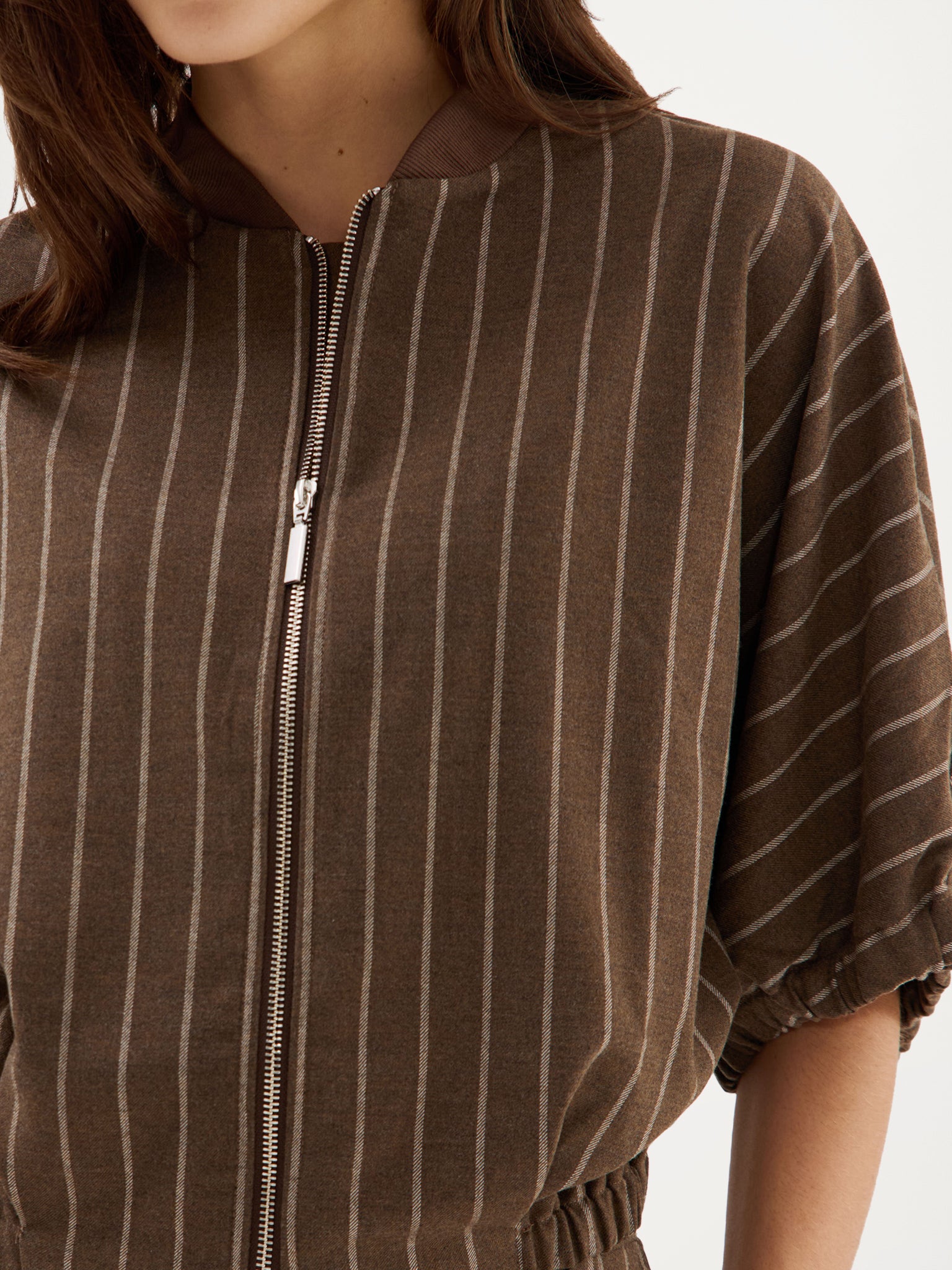 Benedict Jacket | Brown stripe