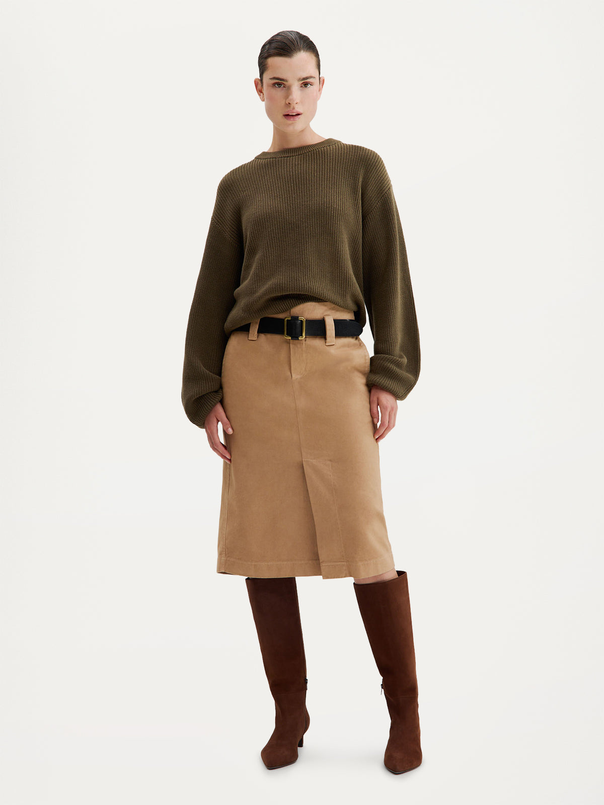 Carlee Skirt | Camel