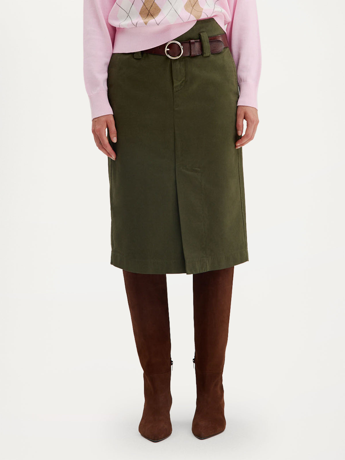 Carlee Skirt | Moss Green