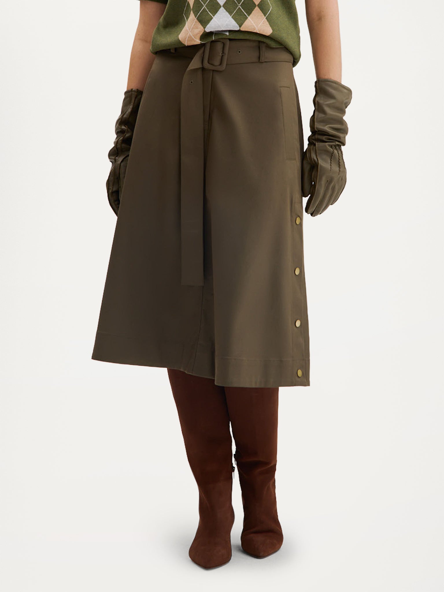 Cassie Skirt | Moss Green