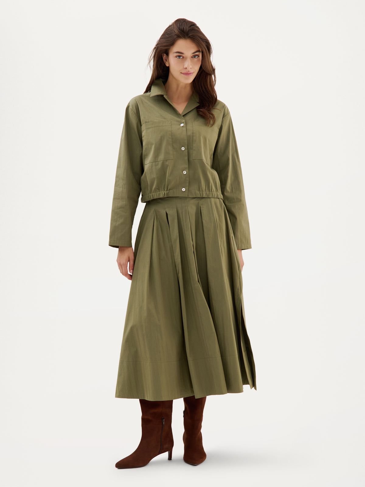 Blume Skirt | Moss Green