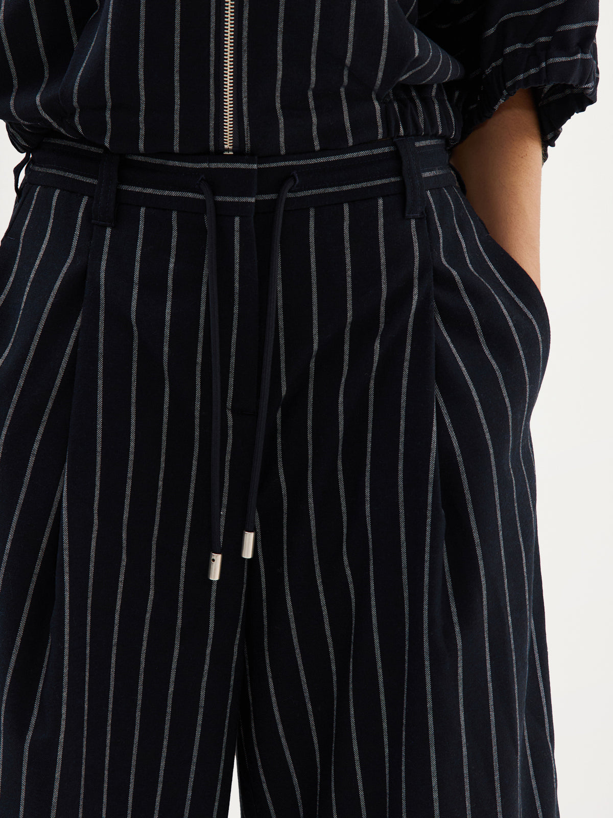 Camden Pant | Navy stripe