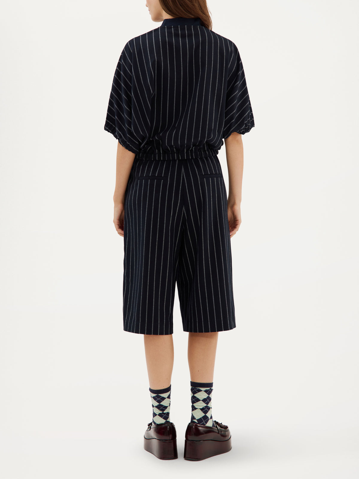 Camden Pant | Navy stripe