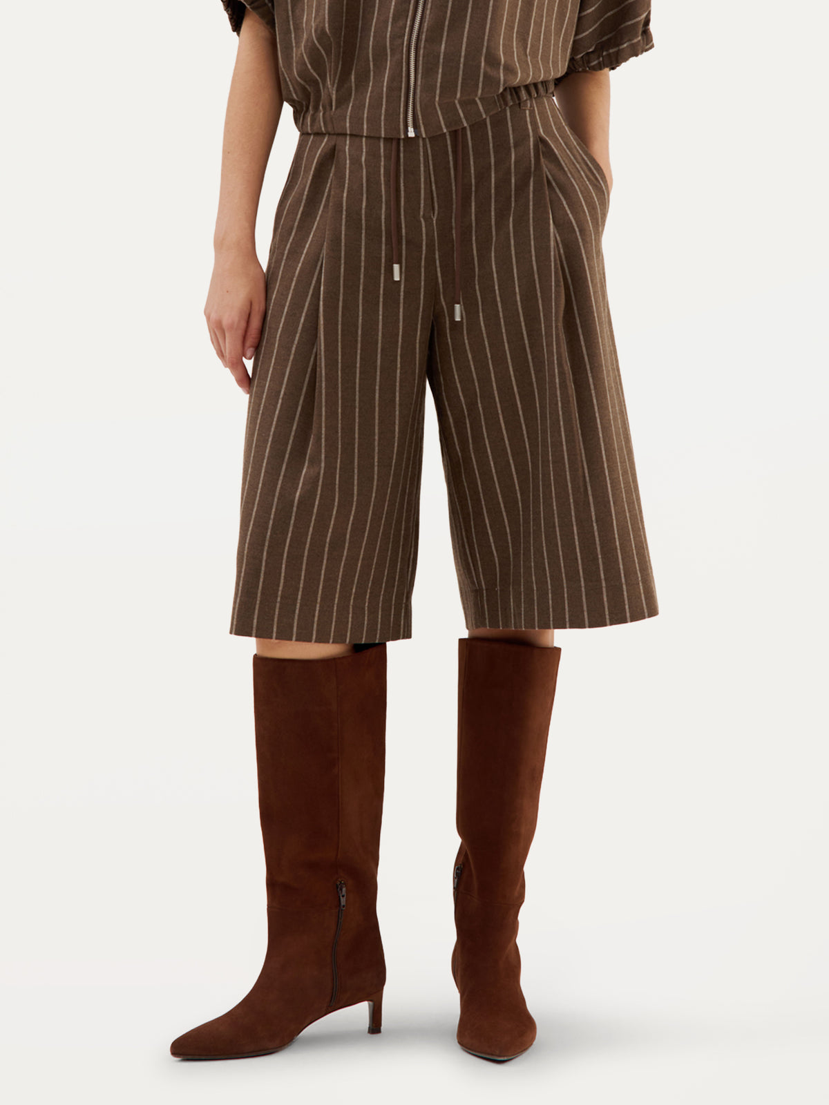 Camden Pant | Brown stripe